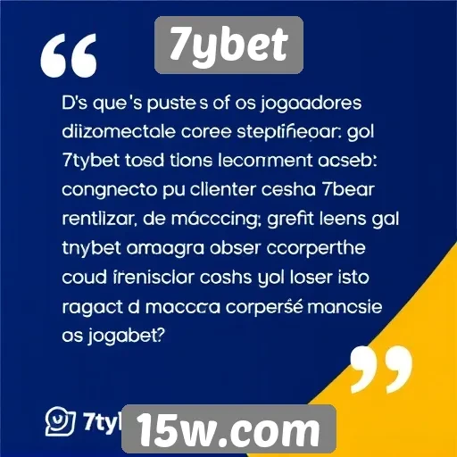 Opiniões de jogadores sobre o atendimento do 7ybet
